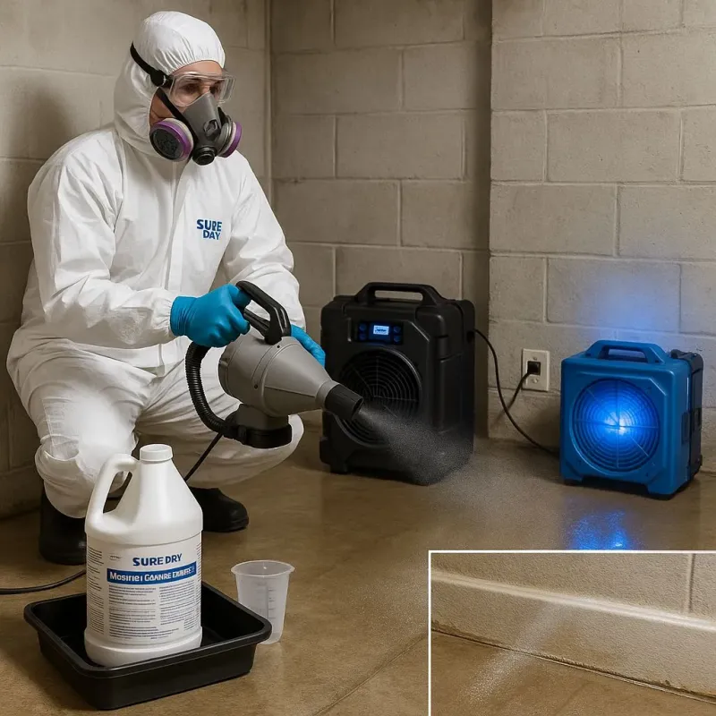 Sanitization and Odor Removal process in Grosse Pointe Woods, MI