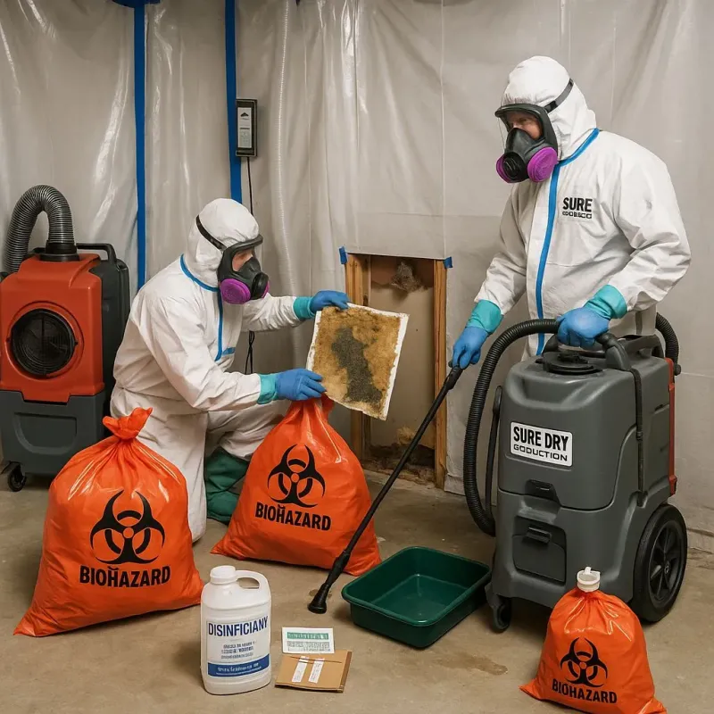 Contaminated Water Handling Protocols process in Grosse Pointe Woods, MI