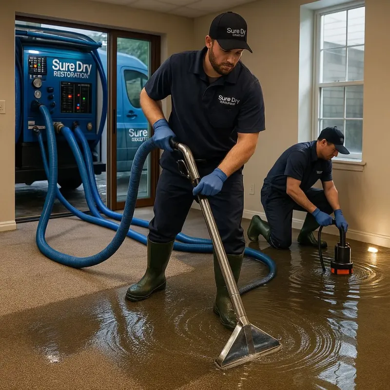 Water Extraction and Removal process in Grosse Pointe Woods, MI